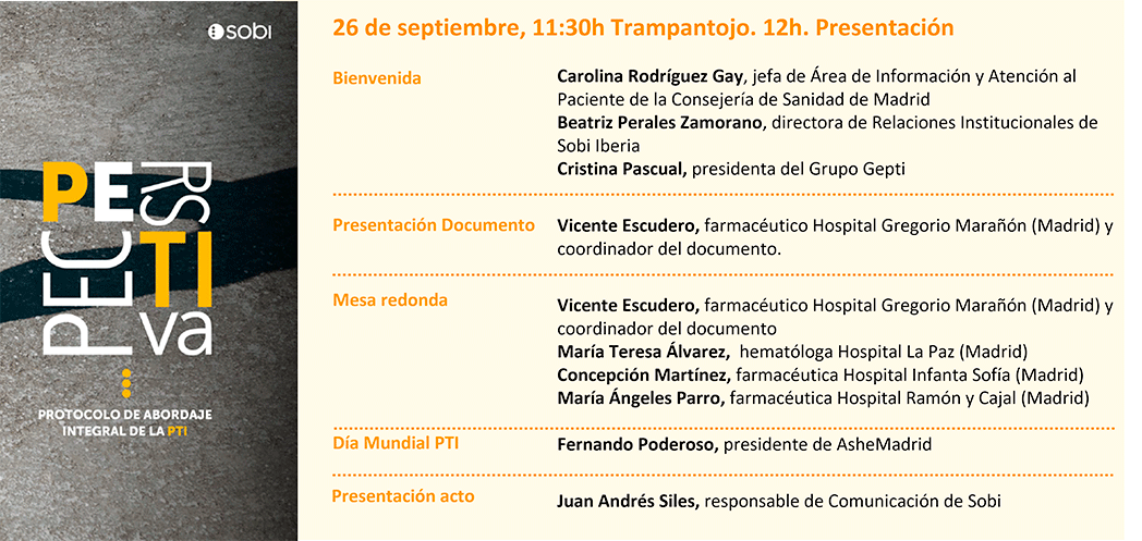 Agenda de perspectiva Madrid