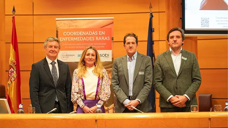 Rubén Moreno (moderador), Beatriz Perales (Sobi), Daniel de Vicente (Feder) y Sergio Bullón (Aelmhu)