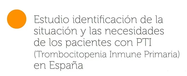 estudio sobre las necesidades de los pacientes con PTI