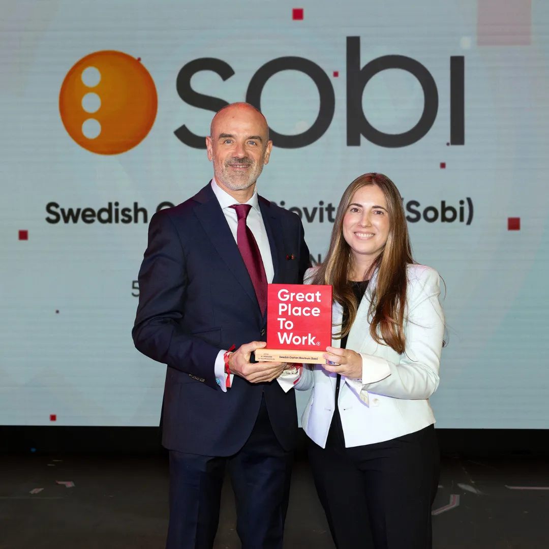 Sobi Iberia una de Las Mejores Empresas  para Trabajar en España en 2026 